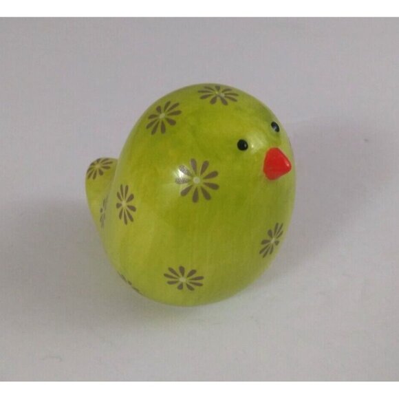 Tag Blue Polka Dot & Green Floral Spring Chicks 2" Salt & Pepper Shakers - Picture 8 of 13
